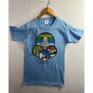 VTG 1982 Washington National Air & Space Museum T Shirt TeeJays S USA Made READ